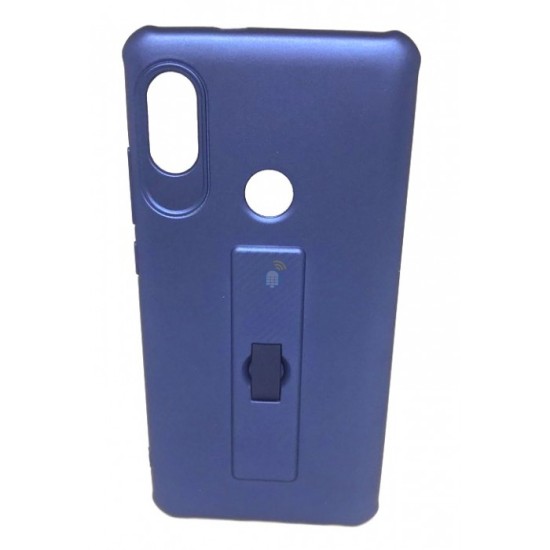 CAPA DE SILICONE MOTOMO COM ANEL DE DEDO PARA XIAOMI REDMI MI5 PLUS AZUL